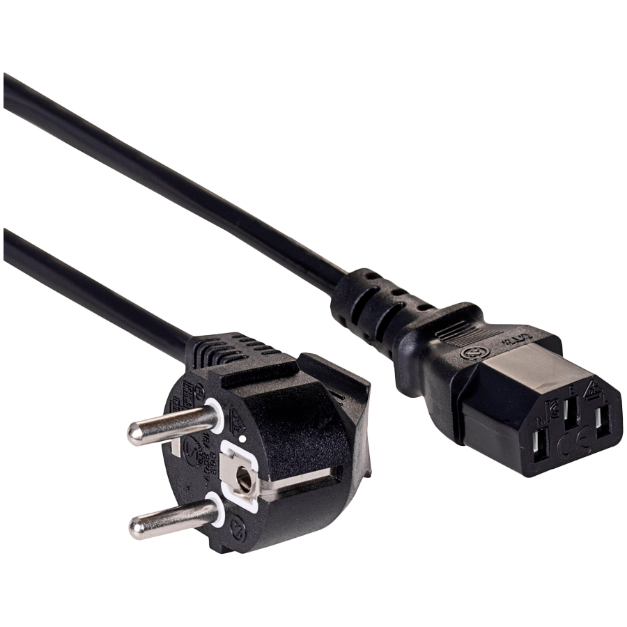 AKYGA Kabel zasilający Akyga AK-PC-05C CU 3x1mm² CEE 7/7 / IEC C13 5m