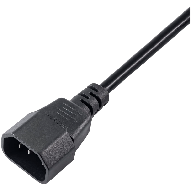 AKYGA Kabel zasilający Akyga AK-PC-03A przedłużacz CCA IEC C13 / C14 1.8 m-5