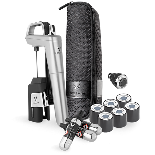 CORAVIN Timeless Six Plus, System do przechowywania wina, Srebrny