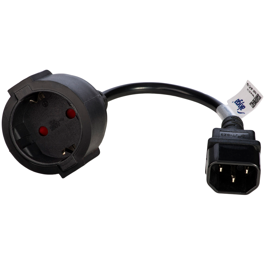 AKYGA Adapter zasilający Akyga AK-PC-10A CCA 3x1mm2 CEE 7/3 / IEC C14 15 cm