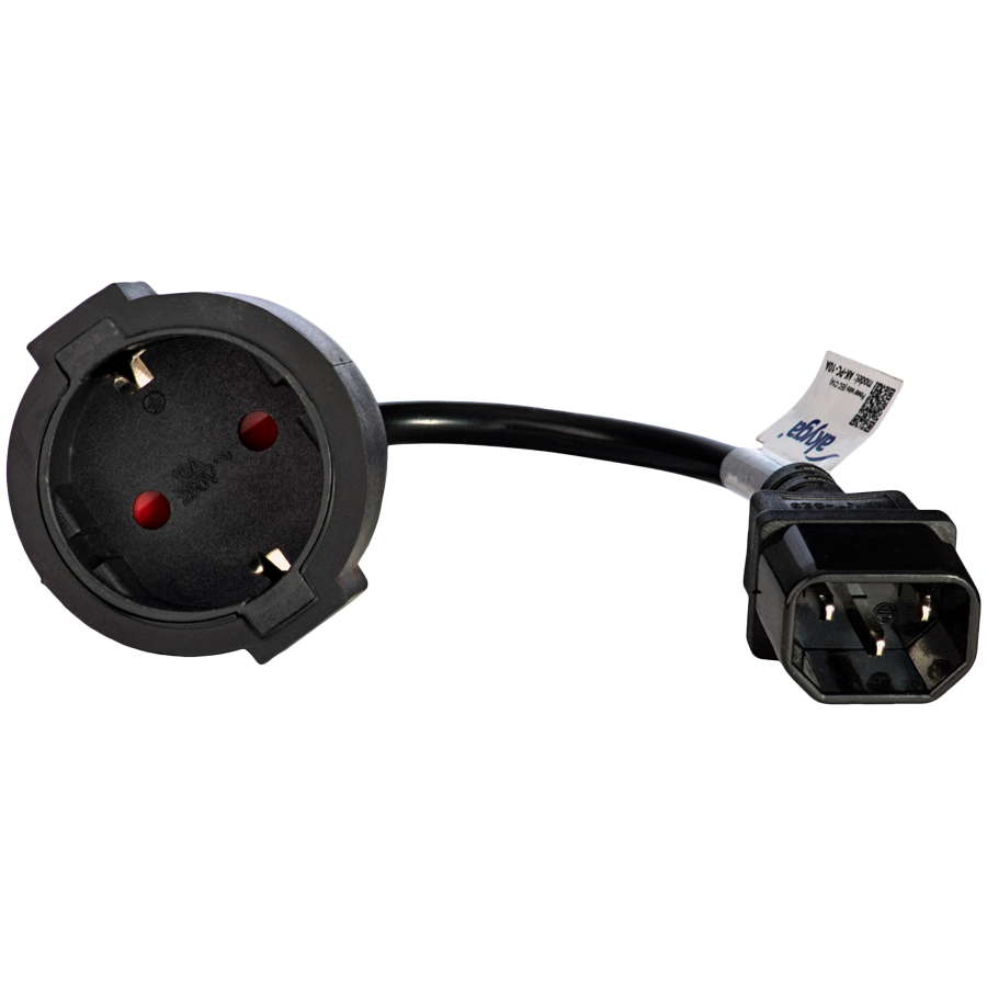 AKYGA Adapter zasilający Akyga AK-PC-10A CCA 3x1mm2 CEE 7/3 / IEC C14 15 cm