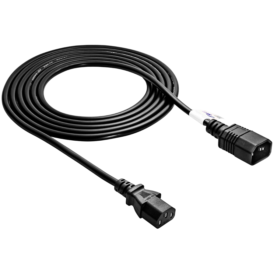 AKYGA Kabel zasilający Akyga AK-PC-07A przedłużacz CCA 3x0.75mm2 IEC C13 / C14 3 m