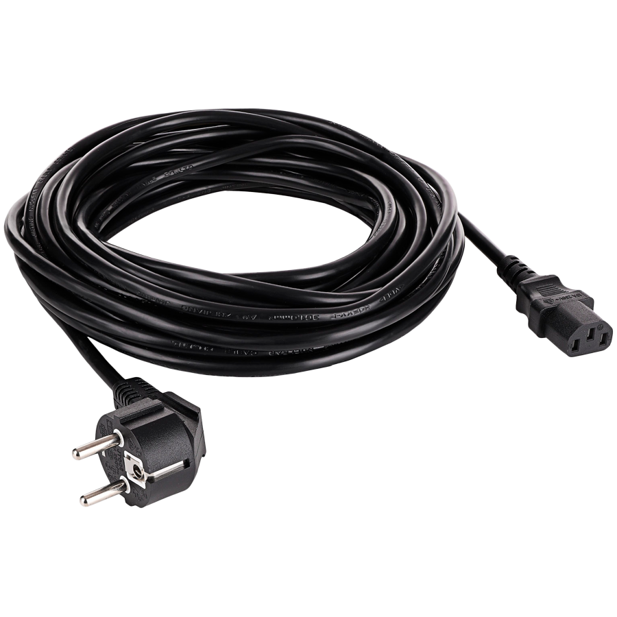 AKYGA Kabel zasilający Akyga AK-PC-08C CU 3x1mm² CEE 7/7 / IEC C13 10m