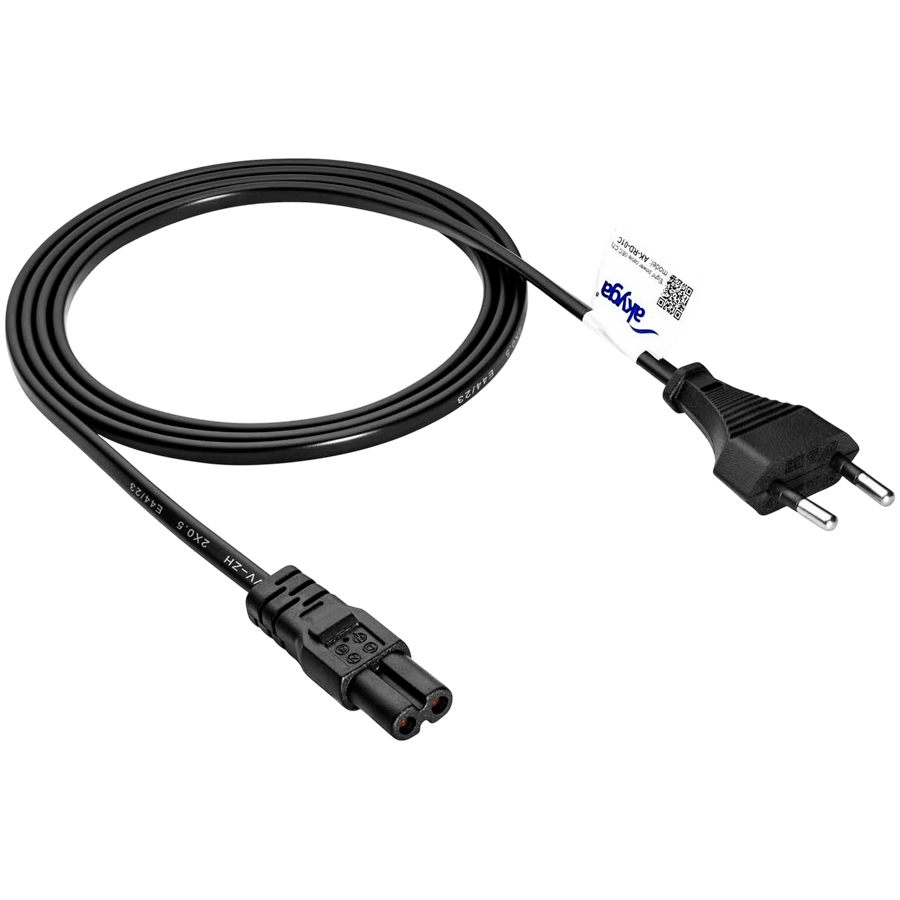 AKYGA Kabel zasilający ósemka Akyga AK-RD-01C CU 2x0.5mm² CEE 7/16 / IEC C7 1.5m-3