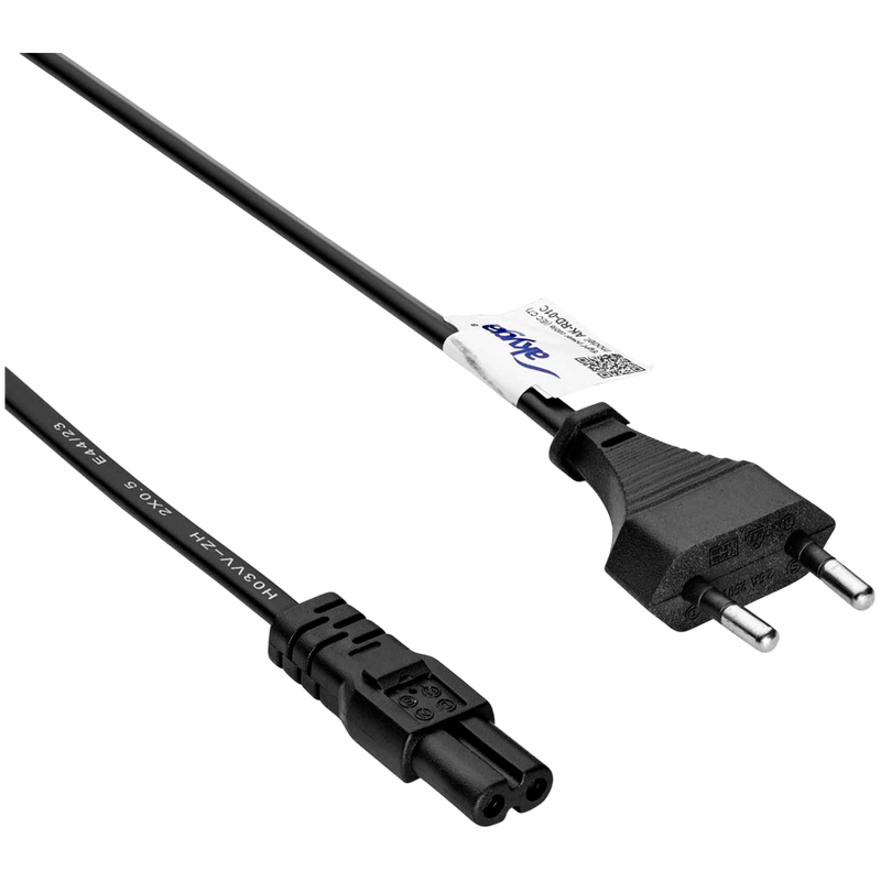 AKYGA Kabel zasilający ósemka Akyga AK-RD-01C CU 2x0.5mm² CEE 7/16 / IEC C7 1.5m-2