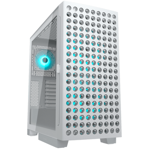 COUGAR AIRFACE ECO RGB PC Case, Mid Tower, White