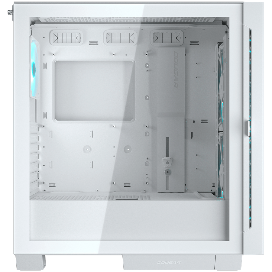 COUGAR AIRFACE ECO RGB PC Case, Mid Tower, White