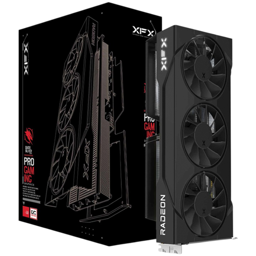 XFX Swift AMD Radeon RX 9060 XT OC Triple Fan 16GB GDDR6 128-bit HDMI 2x DP