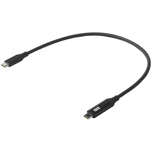 Ubiquiti UACC-Cable-USB-100W-0.3M-BK USB-C Cable with Charge Display, 100W max power output, 0.3m
