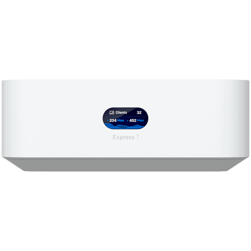 Ubiquiti UniFi Express 7 UX7 Mesh-scalable, super-compact 10G Cloud Gateway with integrated WiFi 7, 10 GbE RJ45 WAN port, 2.5 GbE RJ45 LAN port to extend network, up to 30+ UniFi devices and 300+ clients-2