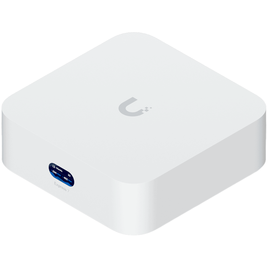 Ubiquiti UniFi Express 7 UX7 Mesh-scalable, super-compact 10G Cloud Gateway with integrated WiFi 7, 10 GbE RJ45 WAN port, 2.5 GbE RJ45 LAN port to extend network, up to 30+ UniFi devices and 300+ clients-4