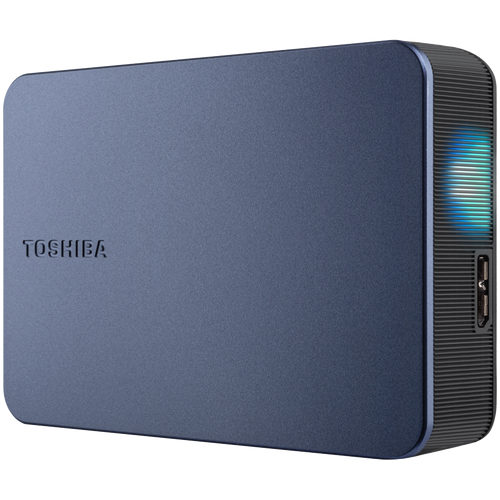 HDD Extern TOSHIBA CANVIO Gaming 4TB, 2.5", USB 3.2 Gen1 (5Gbit/s), Dark Grey Metallic, 212g