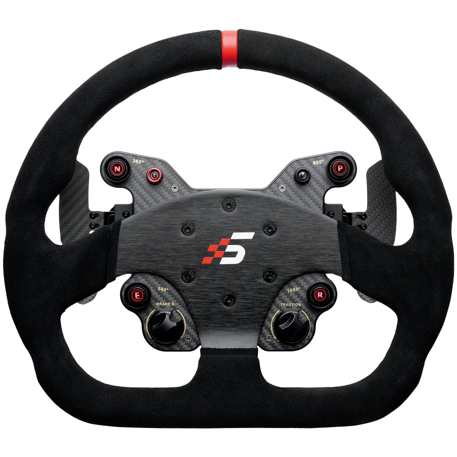 SIMAGIC Kierownica GT1 D-typ 330 mm, QR70, magnetyczne łopatki, zamsz, S212-1