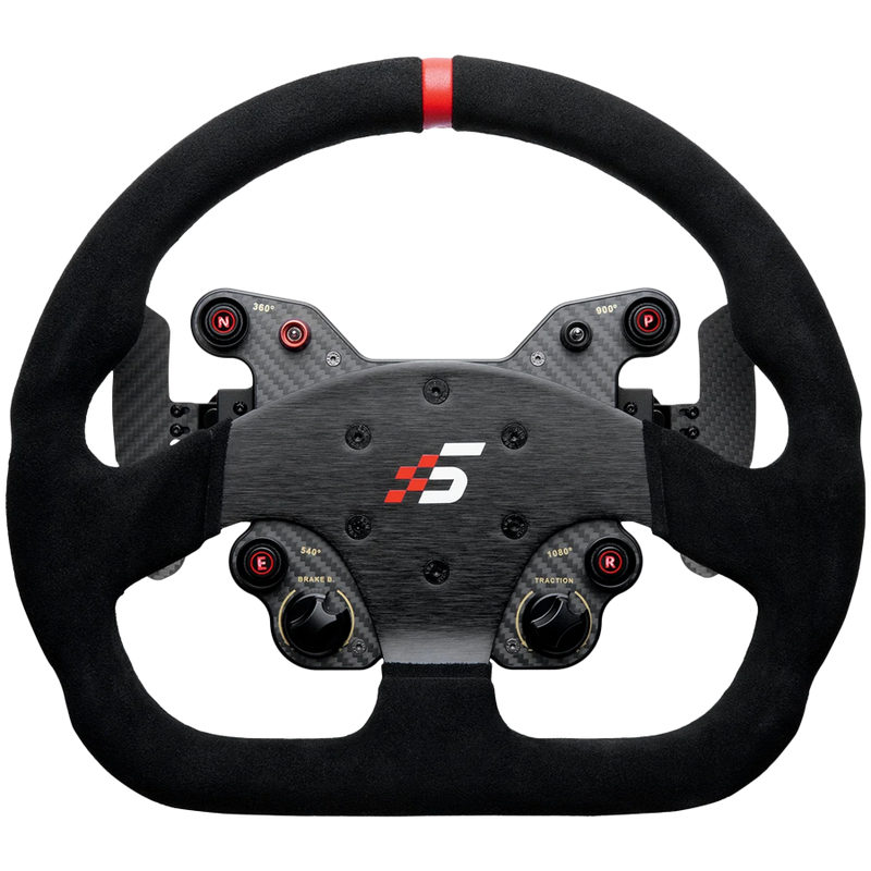 SIMAGIC Kierownica GT1 D-typ 330 mm, QR70, magnetyczne łopatki, zamsz, S212-3