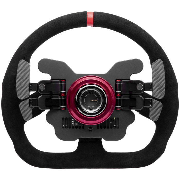 SIMAGIC Kierownica GT1 D-typ 330 mm, QR70, magnetyczne łopatki, zamsz, S212