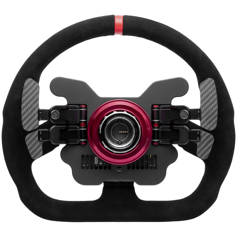 SIMAGIC Kierownica GT1 D-typ 330 mm, QR70, magnetyczne łopatki, zamsz, S212-2