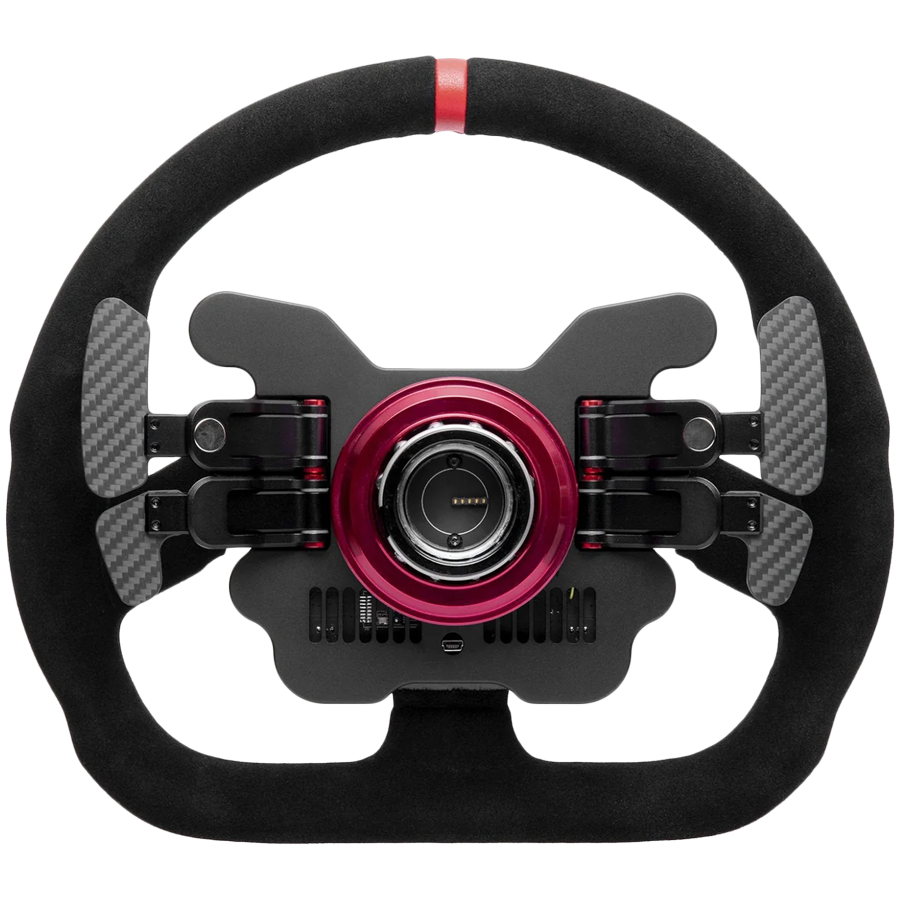 SIMAGIC Kierownica GT1 D-typ 330 mm, QR70, magnetyczne łopatki, zamsz, S212-4