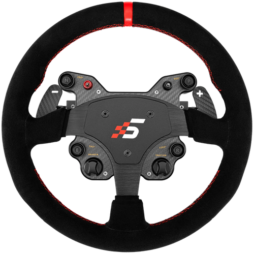 SIMAGIC Kierownica GT1 330mm, R-typ, QR70, magnetyczne łopatki, zamsz, S210