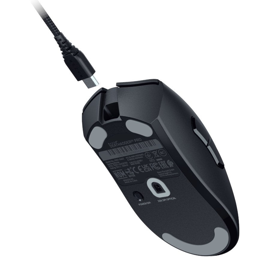 RAZER Mysz Gamingowa DeathAdder V3 Pro Black, Bezprzewodowa