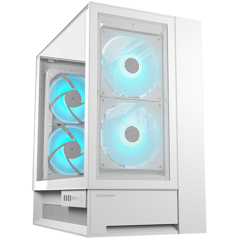 COUGAR OmnyX PC Case, Mid Tower, White-1