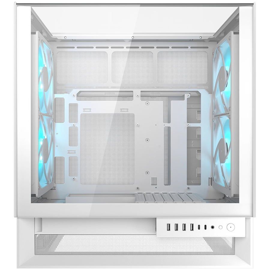 COUGAR OmnyX PC Case, Mid Tower, White-3