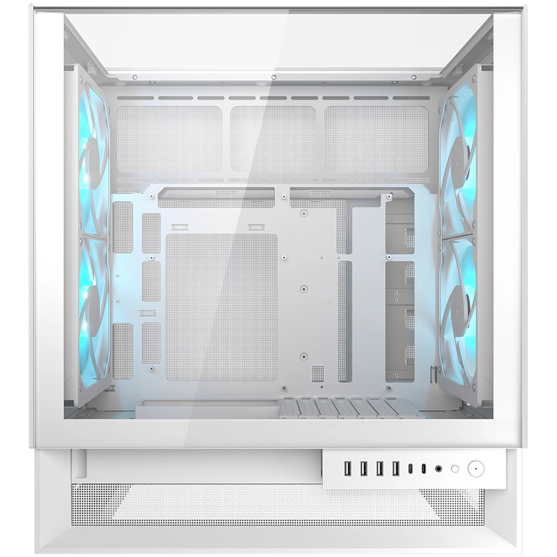 COUGAR OmnyX PC Case, Mid Tower, White-3