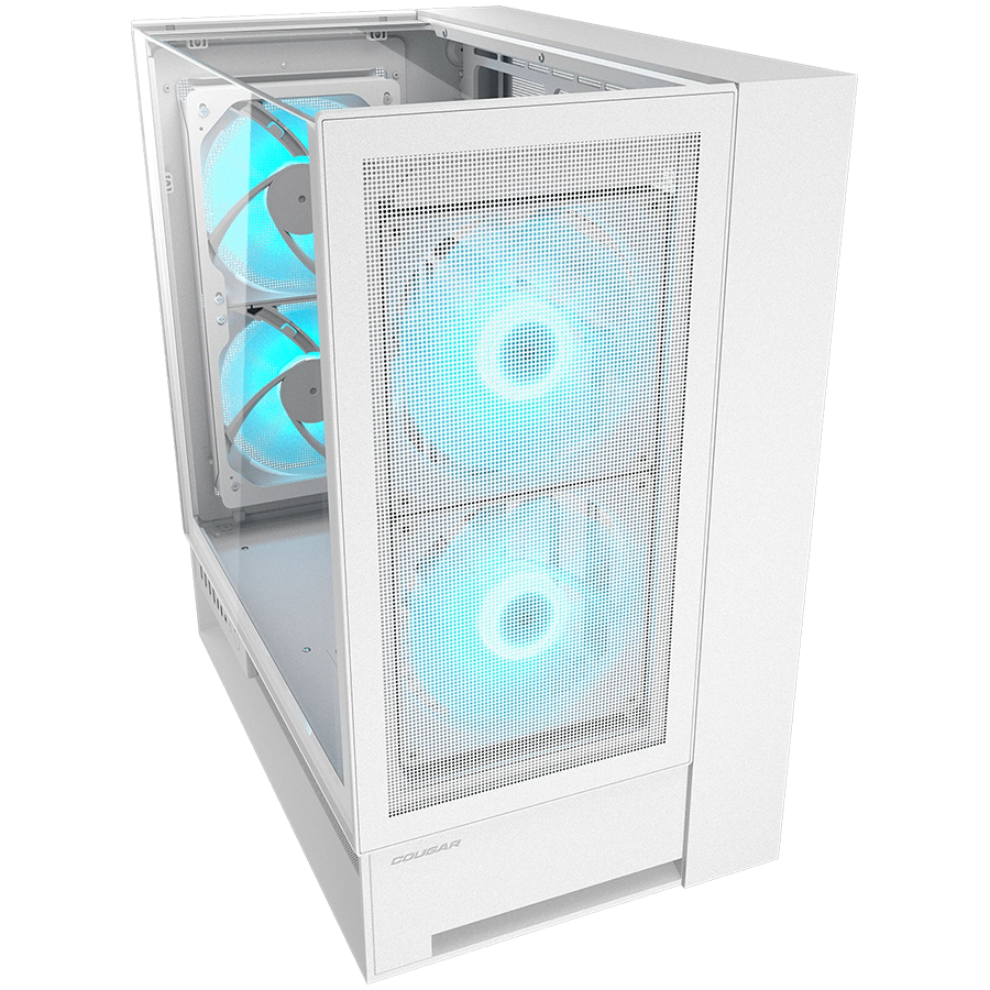 COUGAR OmnyX PC Case, Mid Tower, White-4