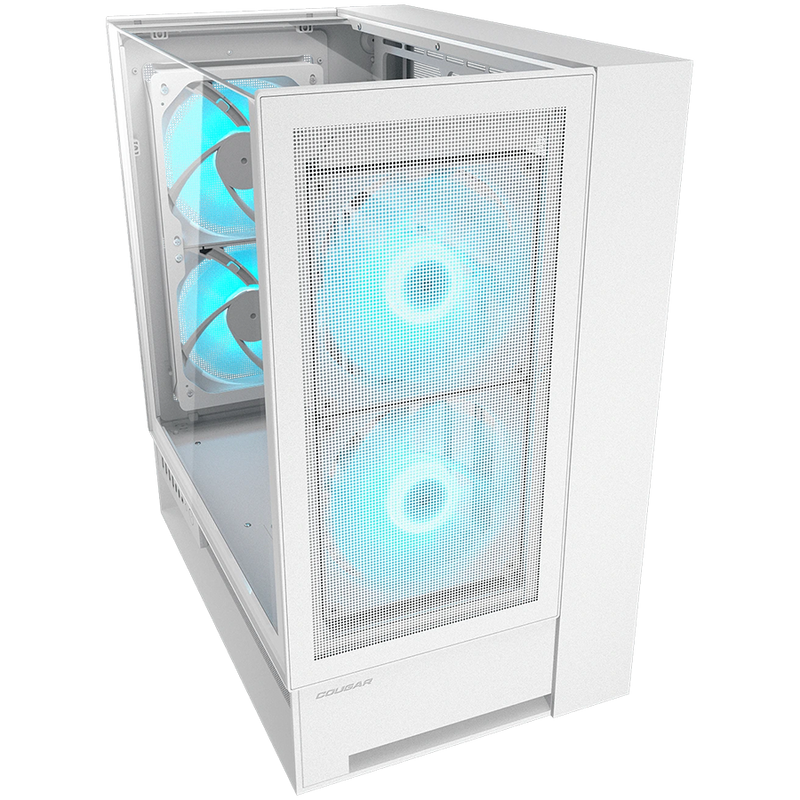 COUGAR OmnyX PC Case, Mid Tower, White-4