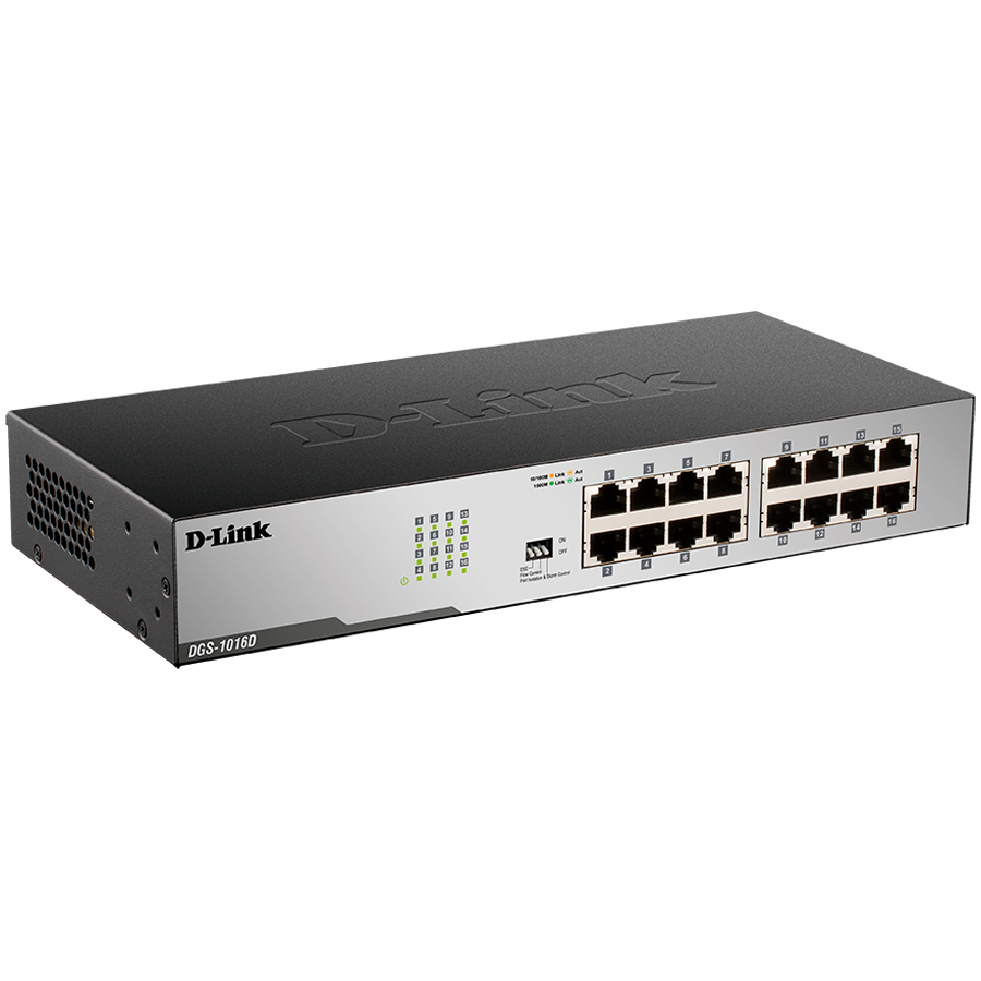 D-LINK Switch 16 x 1000/100/10Mbps, Niezarządzalny-2