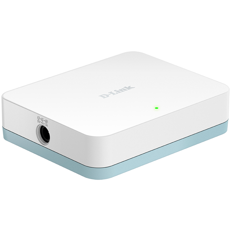 D-LINK Switch 5 x 1000/100/10Mbps, Pulpit, Auto-Negotiation