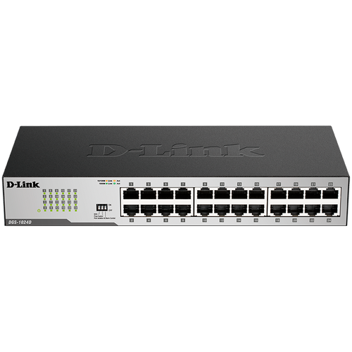 D-LINK Switch 24 x 1000/100/10Mbps, Niezarządzalny