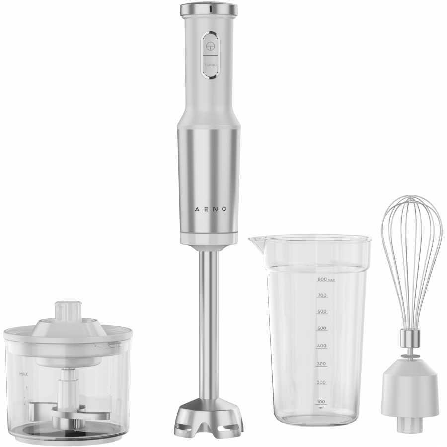 AENO Blender ręczny HB4 1200W turbo zestaw biały