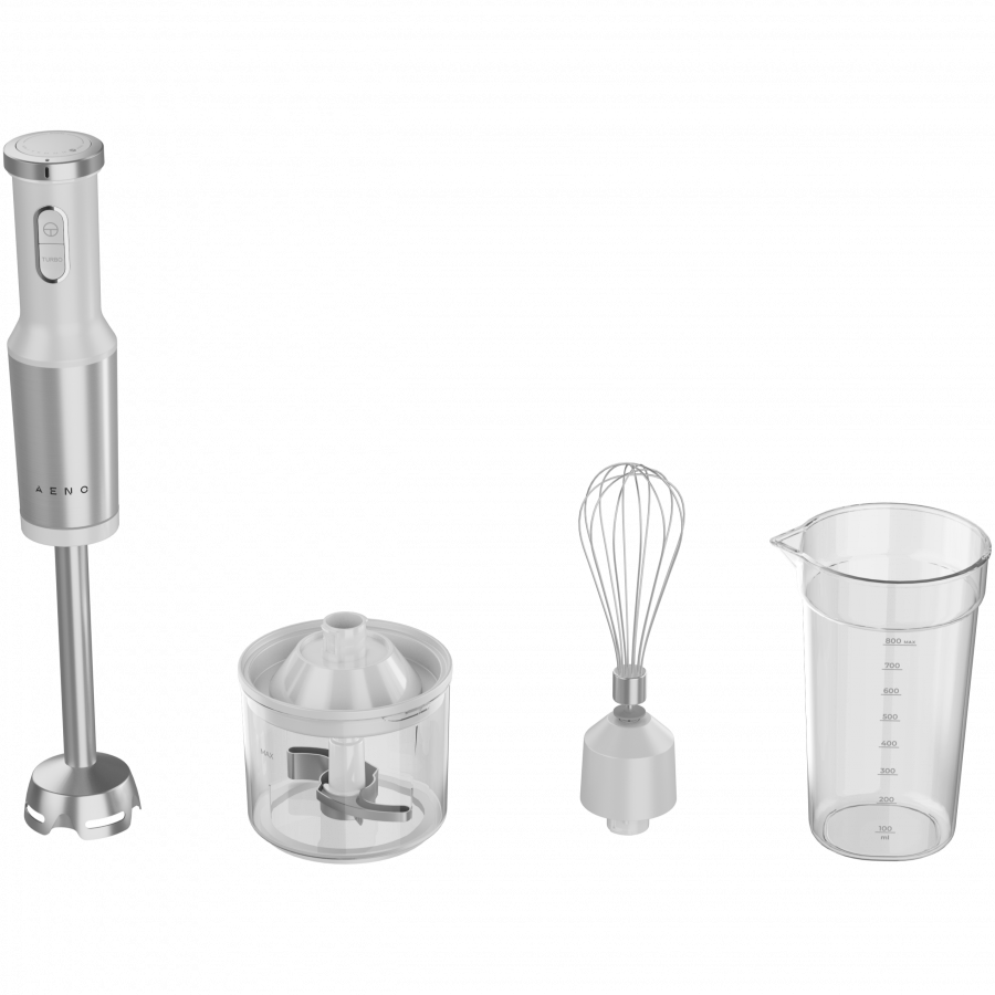 AENO Blender ręczny HB4 1200W turbo zestaw biały