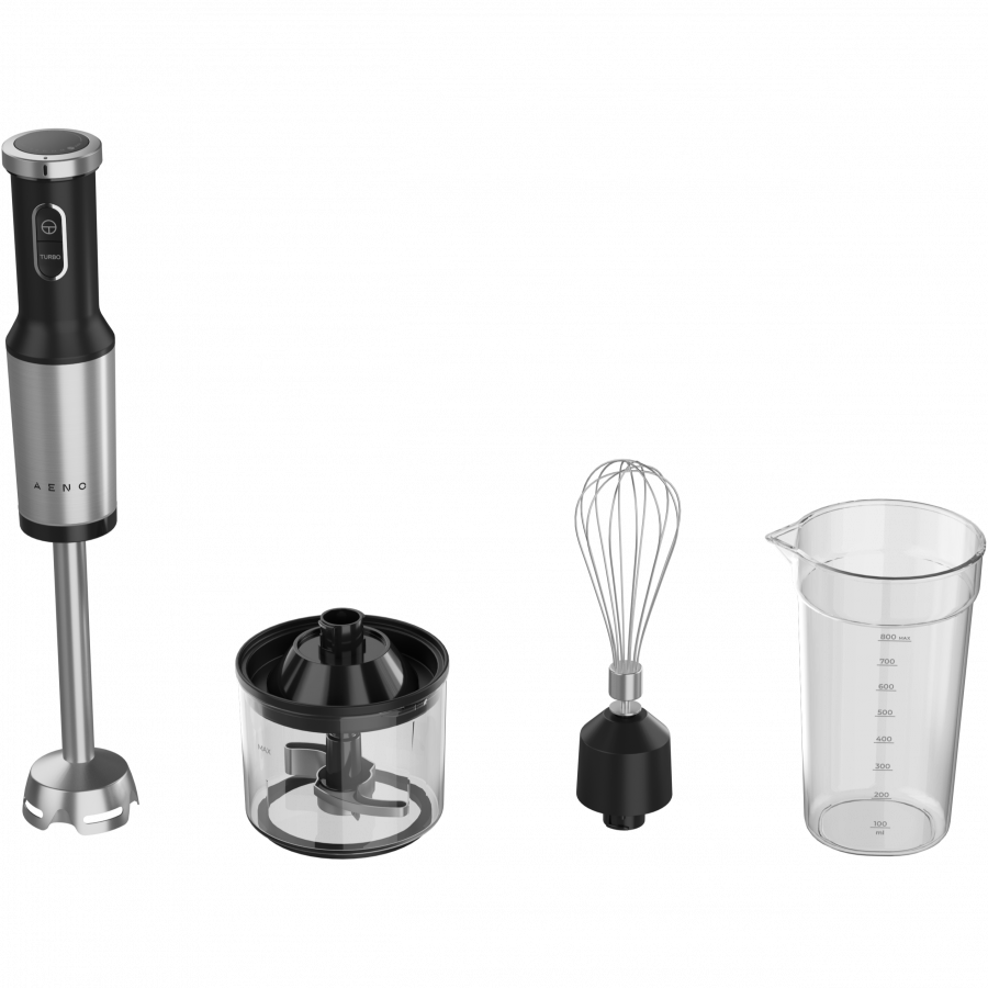 AENO Blender ręczny HB4 1200W turbo zestaw czarny