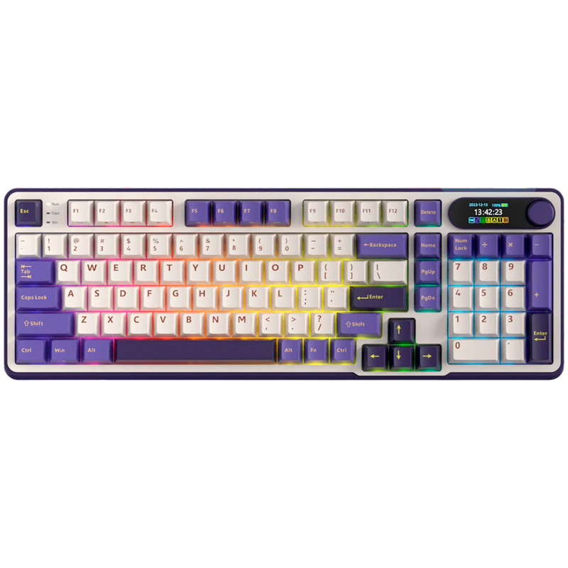 ROYAL KLUDGE RK-S98 Blackberry Mousse Gaming Keyboard Brown switch-1