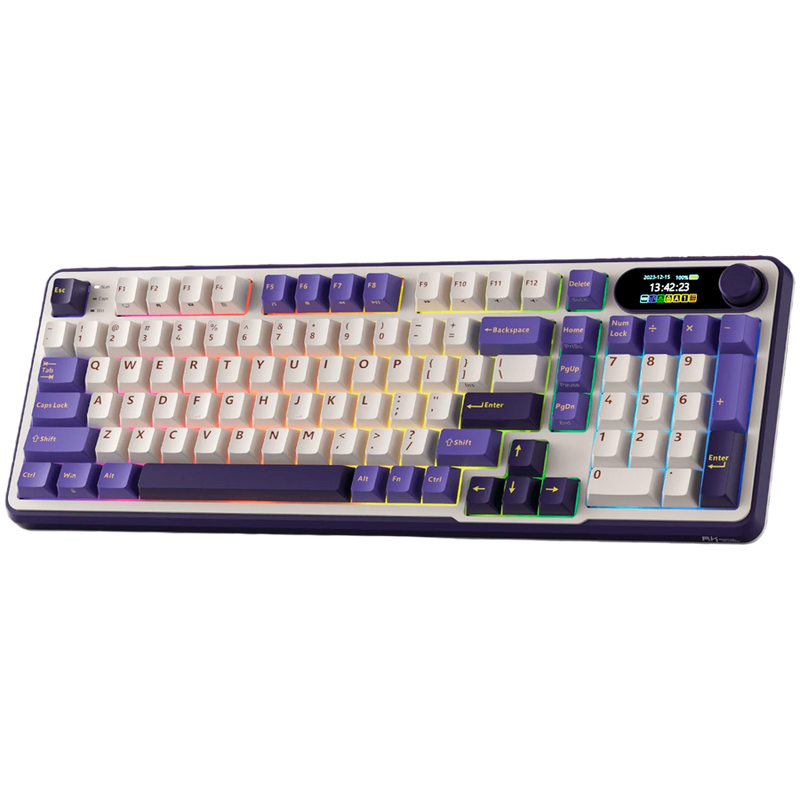 ROYAL KLUDGE RK-S98 Blackberry Mousse Gaming Keyboard Brown switch-2