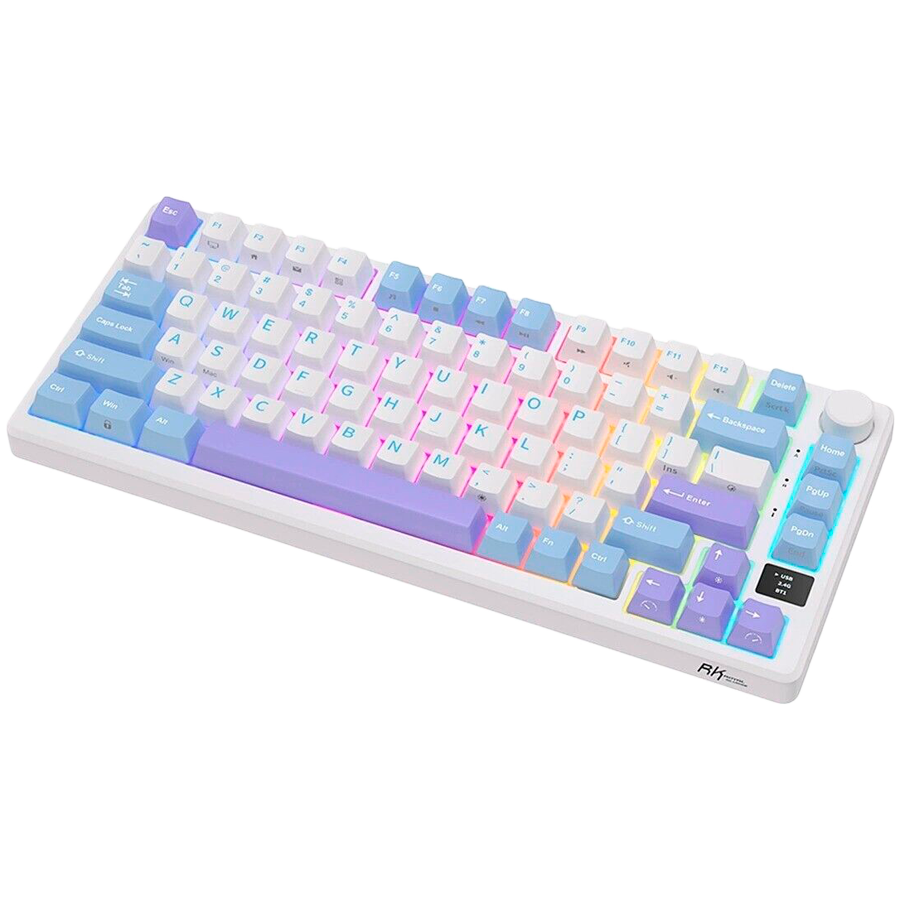 ROYAL KLUDGE RK-M75 Taro Milk Gaming Keyboard Brown switch-2