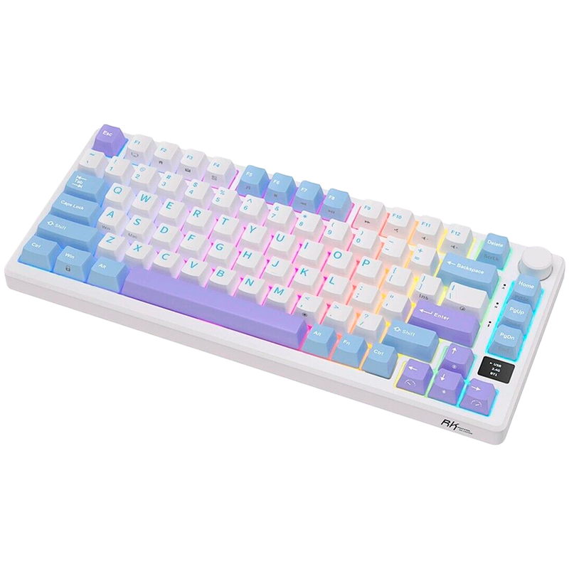 ROYAL KLUDGE RK-M75 Taro Milk Gaming Keyboard Brown switch-2