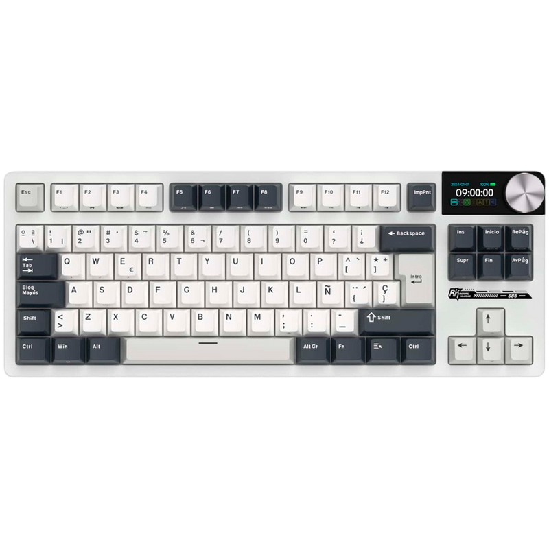 ROYAL KLUDGE RK S85 White Night Gaming Keyboard Beige switch-1