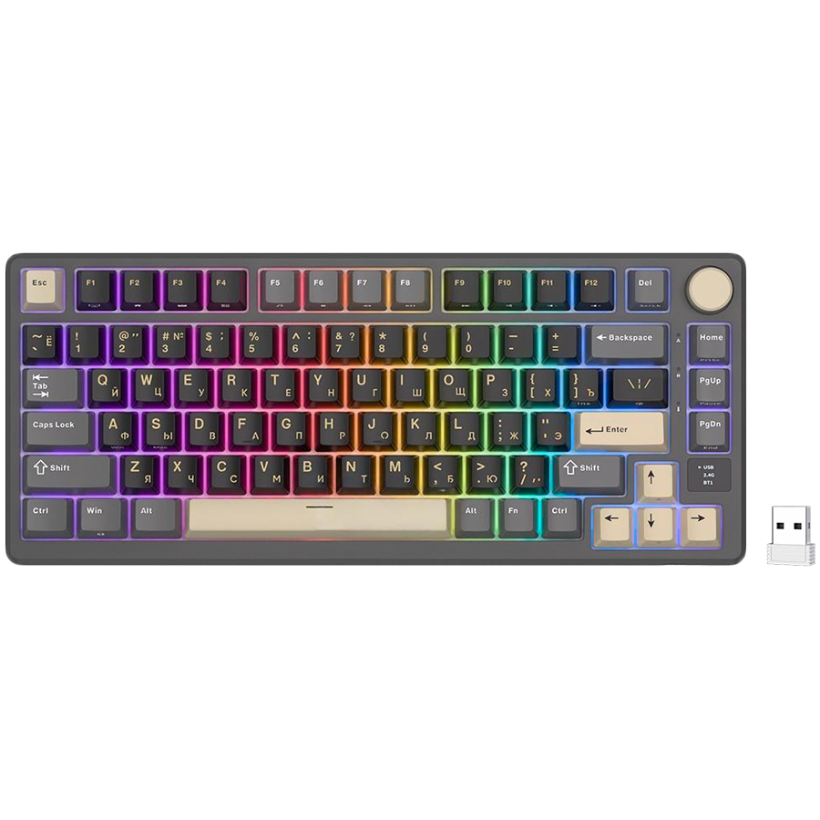 ROYAL KLUDGE RK-M75 Phantom Gaming Keyboard Brown switch