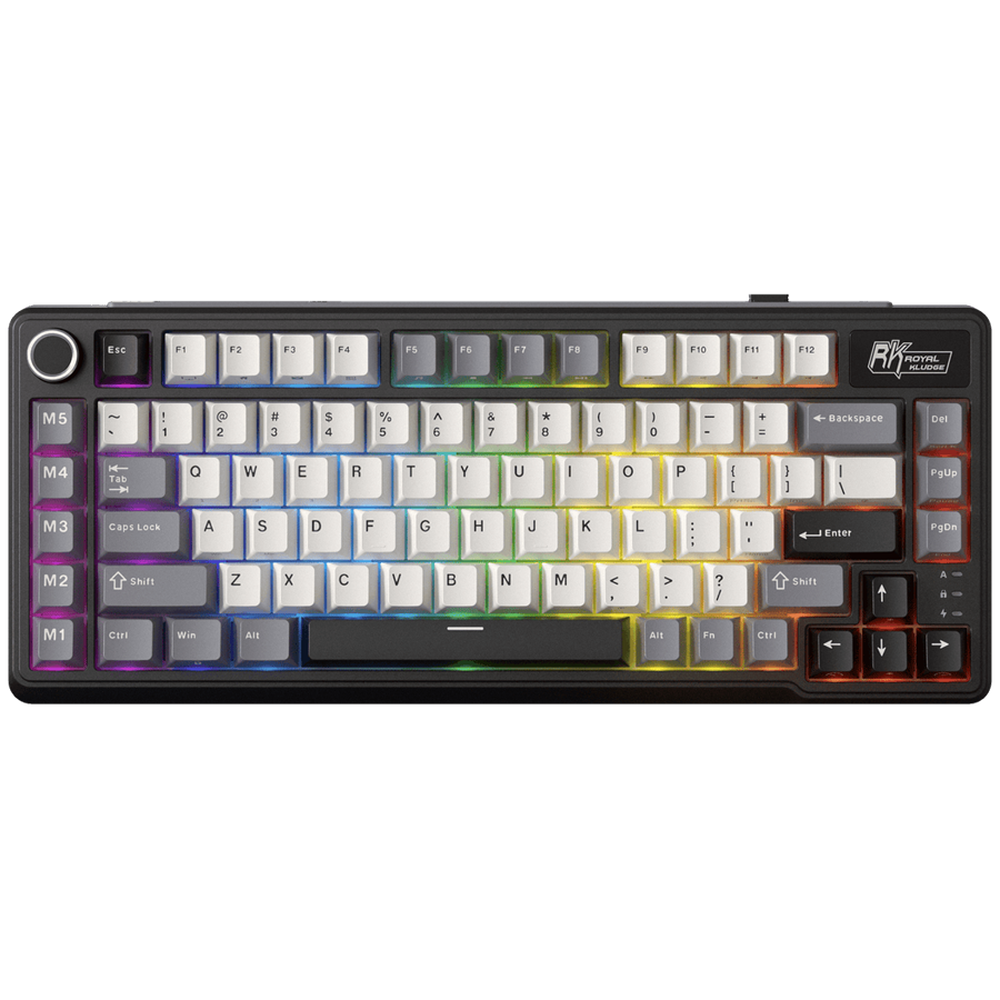 ROYAL KLUDGE RK L75 Knight Black Gaming Keyboard Beige switch-1