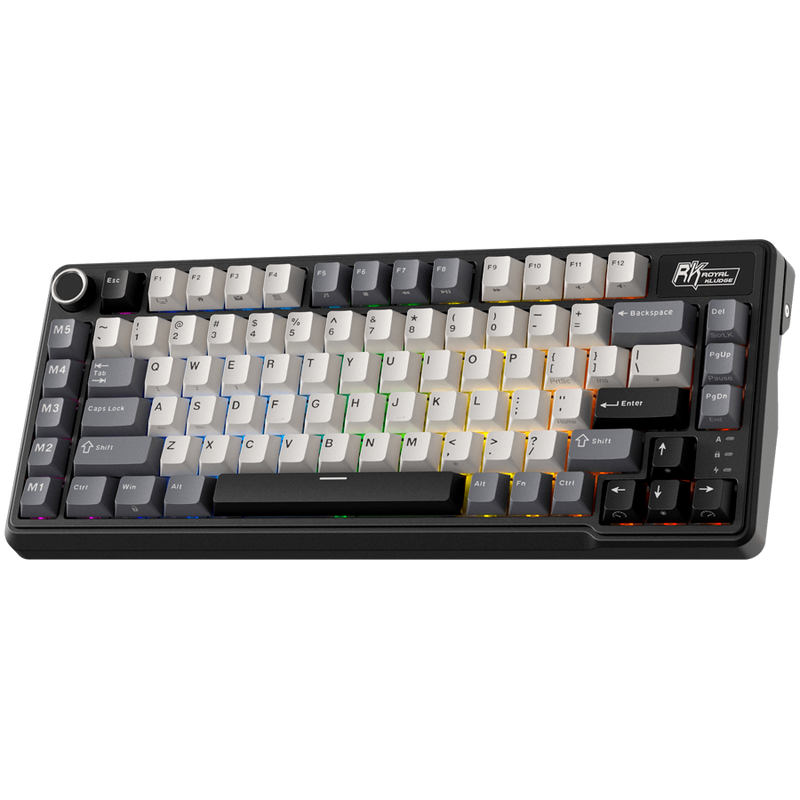 ROYAL KLUDGE RK L75 Knight Black Gaming Keyboard Beige switch-2