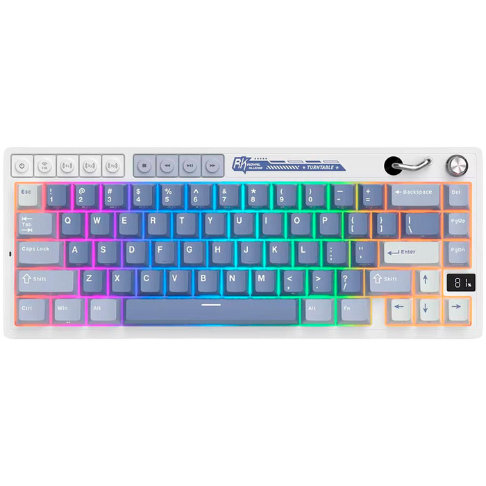 ROYAL KLUDGE RK M65 Ocean Blue Gaming Keyboard Beige switch