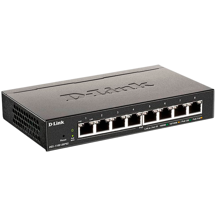 D-LINK 8-Port PoE Gigabit Smart Managed Switch-1