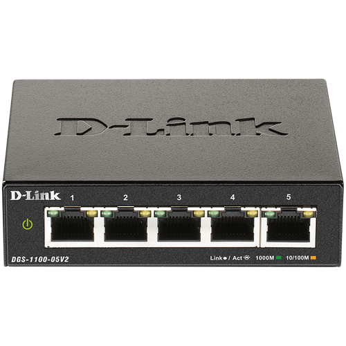 D-LINK 5-Port Gigabit Smart Managed Switch