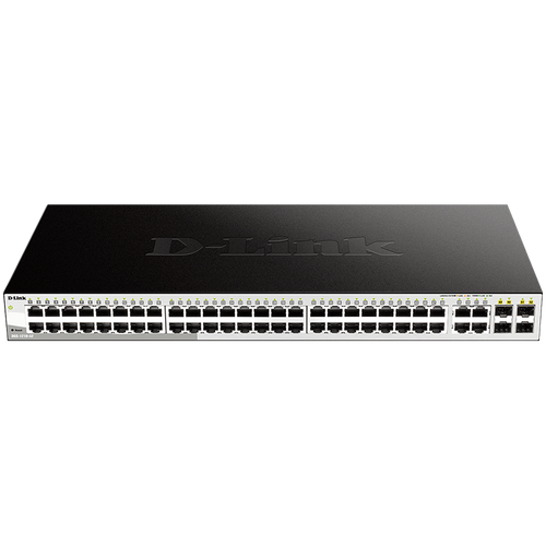 D-LINK 48 10/100/1000 Base-T port with 4 x 1000Base-T /SFP ports
