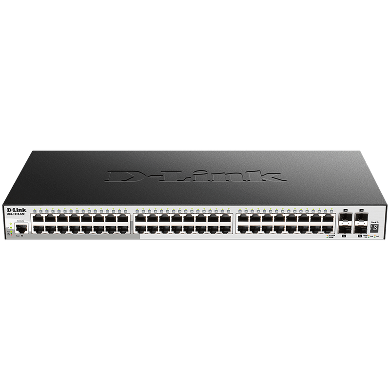 D-LINK 52-Port Gigabit Stackable Smart Managed Switch including 4 10G SFP+-1