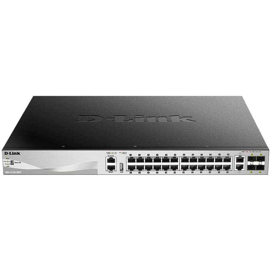 D-LINK 24 SFP ports Layer 3 Stackable Managed Gigabit Switch