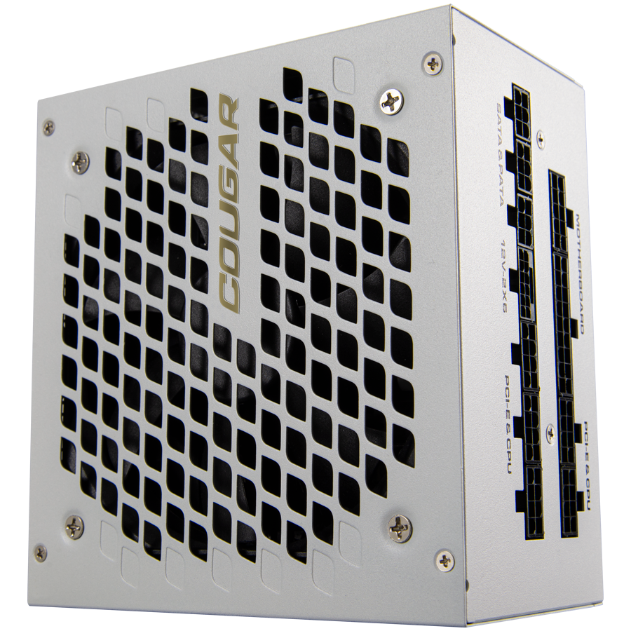 COUGAR GEXX2 1000 SNOW PSU,80 plus Gold, 1000W, Fully Modular, PCI-E 5.0 support, Color - WHITE