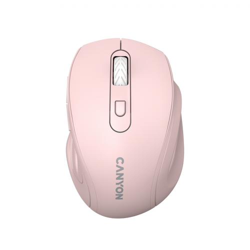 CANYON Mysz bezprzewodowa 6 przyc. 2.4GHz 1600 DPI różowa